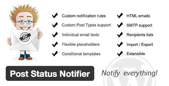 WordPress Post Status Notifier