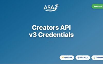 ASA2 1.31: Creators API v3 Credentials